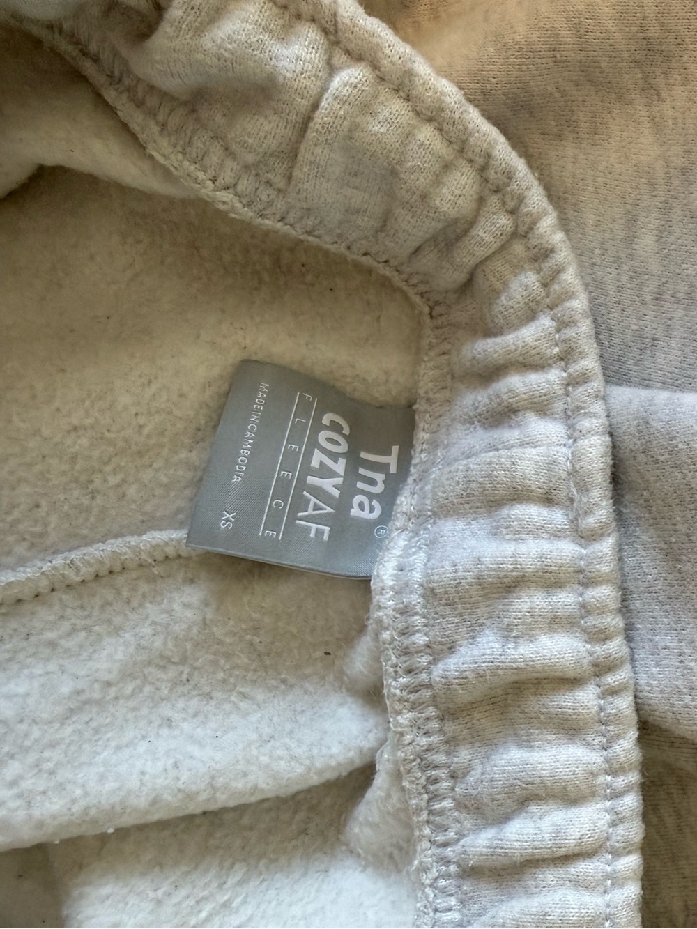 TNA Light Heather Gray sweatpants - Picture 5 of 5